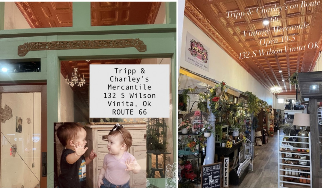 Tripp &amp; Charley's Vintage Mercantile on Route 66 &amp; JH