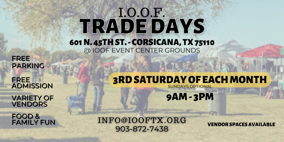 I.O.O.F. TRADE DAYS