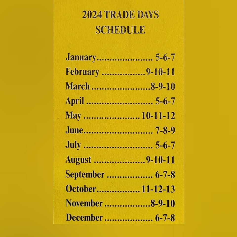 Larry's Old Time Trade Days