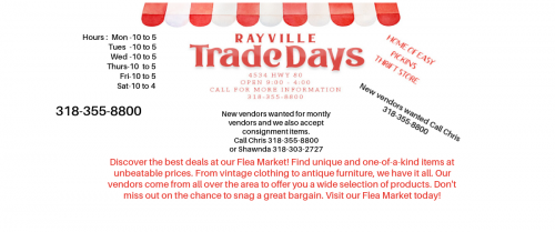 Rayville Trade Days & Home of Easy Pickins